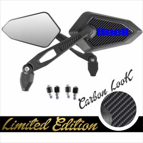 APPROVED MIRRORS STREET LIMITED BLUE LOGO BUELL ULYSSES XB9S XB12S X2 S1