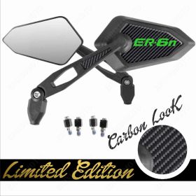 APPROVED MIRRORS STREET LIMITED GREEN LOGO KAWASAKI ER6N ER6-N ER6 N NAKED
