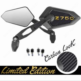 COPPIA SPECCHIETTI STREET LIMITED OMOLOGATI LOGO ORO KAWASAKI Z750 Z 750 R