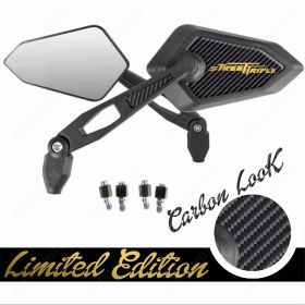 MIROIRS HOMOLOGUE STREET LIMITED LOGO OR TRIUMPH STREET TRIPLE 675 R