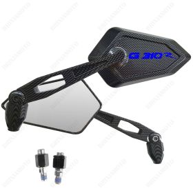 MIRRORS MIRROR STREET CARBON LOOK APPROVED BLUE LOGO BMW G 310 R