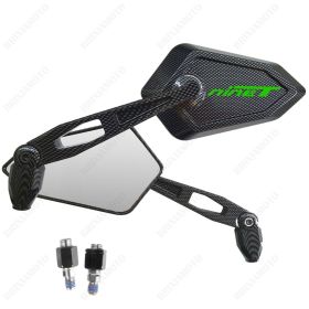 RETROVISEURS MIROIRS STREET CARBON LOOK LOGO VERT BMW R NINE T