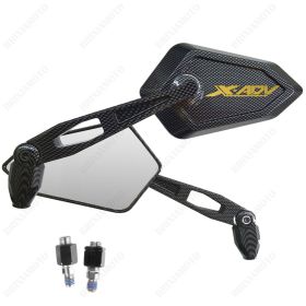RETROVISEURS MIROIRS STREET CARBON LOOK LOGO OR HONDA X-ADV 750