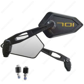 MIRRORS MIRROR STREET CARBON LOOK APPROVED GOLD LOGO HUSQVARNA 701