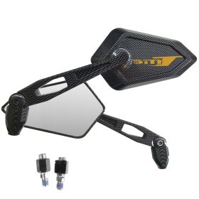 PAAR SPIEGEL CARBON LOOK MIT LOGO GOLD KTM SMT 990 SUPER MOTO TOURING