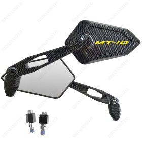 MIRRORS MIRROR STREET CARBON LOOK YELLOW LOGO YAMAHA MT-10