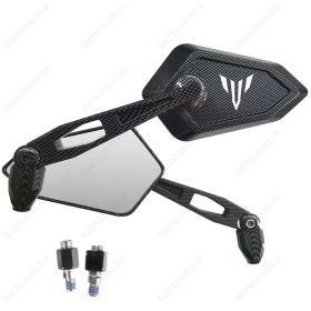 MIRRORS MIRROR STREET CARBON LOOK WHITE LOGO YAMAHA STEMMA MT