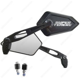 SPECCHIETTI STREET CARBON LOOK LOGO ARGENTO YAMAHA SUPERTENERE 1200 750