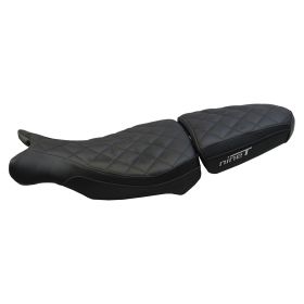 Rivestimento copri sella Batea Comfort nero con logo per BMW r 1200 nine t sella doppia