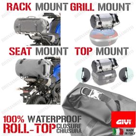 BORSA 30L GIVI EA114BK +ANELLI SAFETY KIT