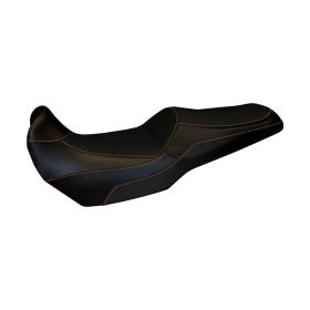 Seat cover Lampedusa Total Black specific 1OR for KAWASAKI versys 1000