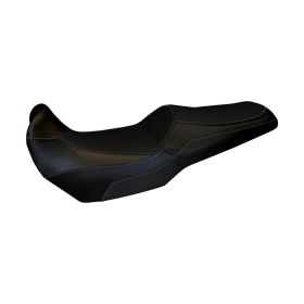 Couvre-siège Lampedusa Total Black spécifique 4GR pour KAWASAKI versys 1000