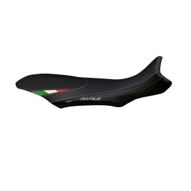 Saddle cover Sorrento Total Black Tricolore specific 2WH-5
