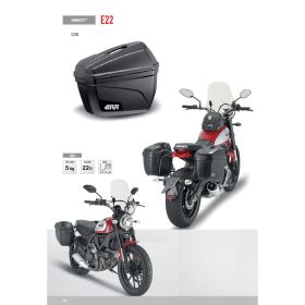 KIT GIVI TRUNK B47NTML UND SUITCASES E22N