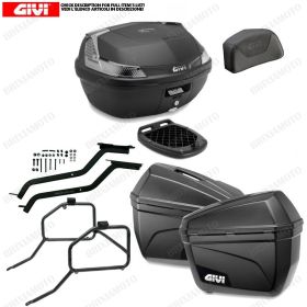 KIT GIVI TRUNK B47NTML UND SUITCASES E22N