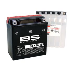 BATTERIA BS YTX16-BS CON ACIDO A CORREDO