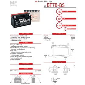 BATTERIE DE MOTO BS BATTERY 300626