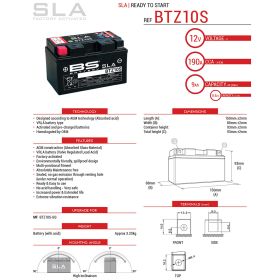 MOTORRAD BATTERIE BS BATTERY 300636