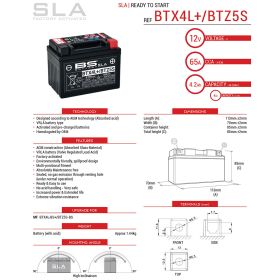 BATTERIE DE MOTO BS BATTERY 300669