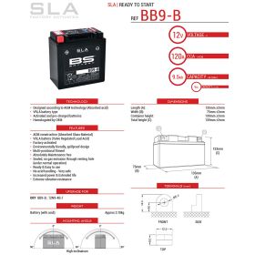 BATTERIE DE MOTO BS BATTERY 300675