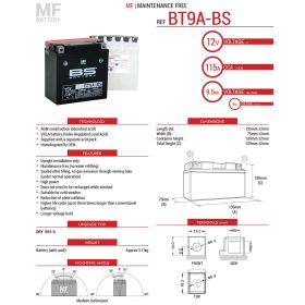 MOTORRAD BATTERIE BS BATTERY 300748