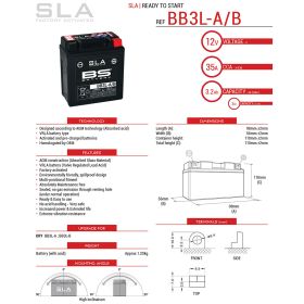 BATTERIE DE MOTO BS BATTERY 300842