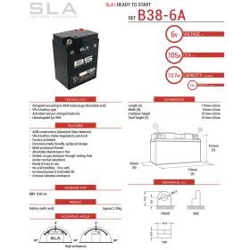 BS BATTERY 300919 MOTORCYCLE BATTERY