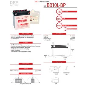 BATTERIE DE MOTO BS BATTERY 310558