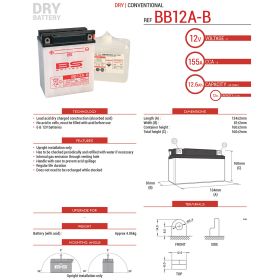 BATTERIE DE MOTO BS BATTERY 310562