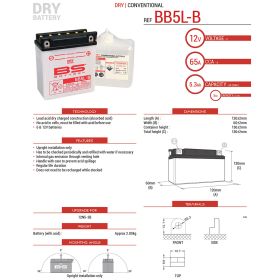 BATTERIE DE MOTO BS BATTERY 310591