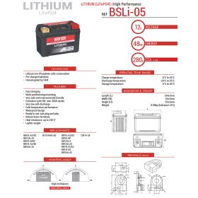 LITHIUM MOTORRAD BATTERIE BS BATTERY 360105