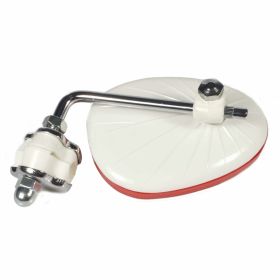 BUMM Mirror Clamp Reni White with Red Edge Length 110mm