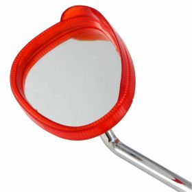 Specchietto BUMM sinistro bianco bordo rosso M10 280mm lunghezza