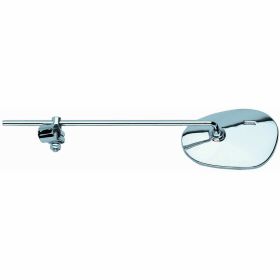 BUMM Linker Spiegel Reni Ø 130x90 mm Chrom mit Stange und Klemme enthalten