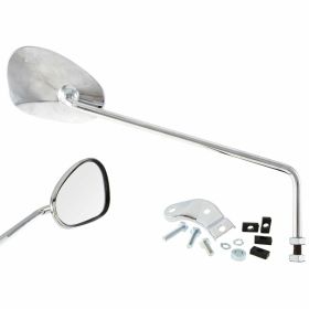 Specchietto BUMM Destro 100x75 mm Cromo Barra 280 mm Filettatura M10