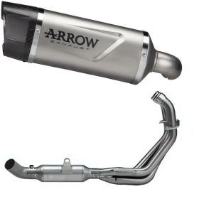ARROW Indy Race EVO Slip-On Auspuff Renn-Kohlenstoff Titan-Endkappe Yamaha MT-09/MT-09 SP