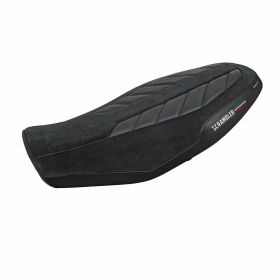 Seat cover Rimini specific 1BL with logo for DUCATI scrambler 800