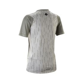 LEATT Trail 3.0 Damen Technisches MTB-Shirt Weiß Atmungsaktiv mit Reißverschlusstasche