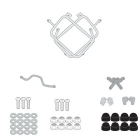 Portavaligie laterale KAPPA KL One-Fit Monokey Cam-Side per BMW R 1300 GS Adventure