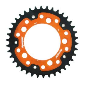CORONA SUPERSPROX STEALTH RST NERO ARANCIO 991 PASSO 525 - Z 38 DENTI
