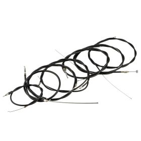 Kit cavi freno/frizione/accensione/acceleratore PREMIUM QUALITAT per Vespa P80/150X