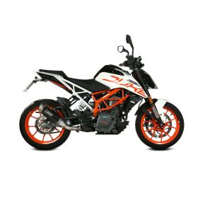 MIVV GP Pro Schwarz Slip-On Auspuff homologiert für KTM 390 Duke 2017-2020