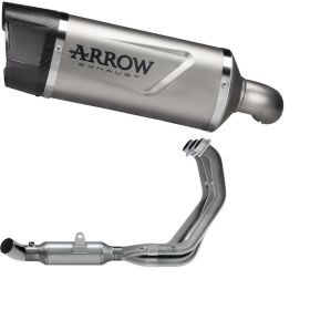 ARROW Indy Race EVO Slip-On Auspuff Racing Carbon Titan Endkappe für Yamaha YZF R9