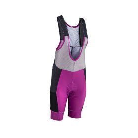 Salopette MTB donna LEATT Endurance 5.0 viola super traspirante UPF 50+