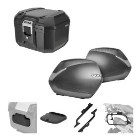 SHAD Complete kit TR41 black and SH36 carbon for VOGE DS800 Rally