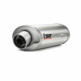 Marmitta Slip-on MIVV Oval omologata in acciaio inox per KAWASAKI zx-6 rr 2005-2006