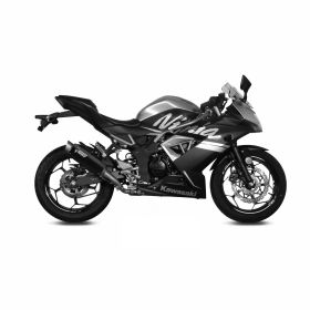 MIVV GP Pro Black Slip-on Auspuff homologiert für KAWASAKI Ninja 125