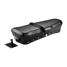 Sella TREZZI nero con cinghia sella in ecopelle per Lambretta DL/GP