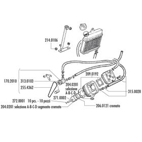 POLINI thermal group with head D.46 stroke 39 aluminum cylinder
