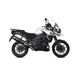MIVV Speed Edge Black Slip-on Auspuff genehmigt für TRIUMPH Tiger 1200